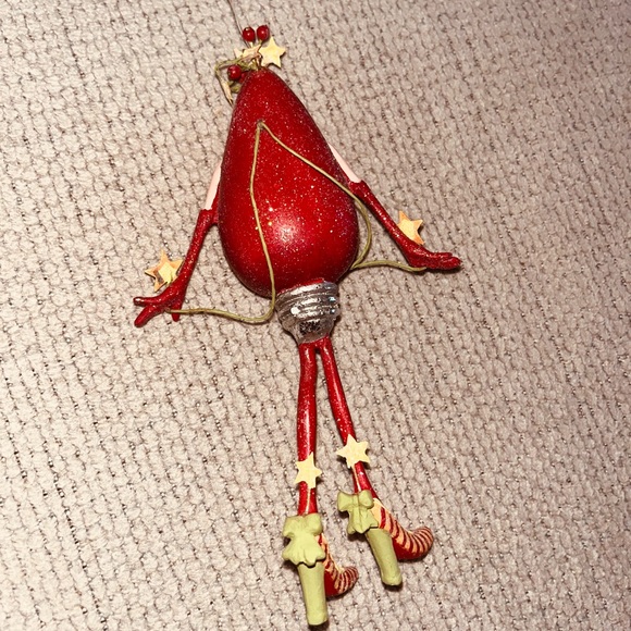Christmas Krinkles Red Lightbulb Ornament - Picture 5 of 5